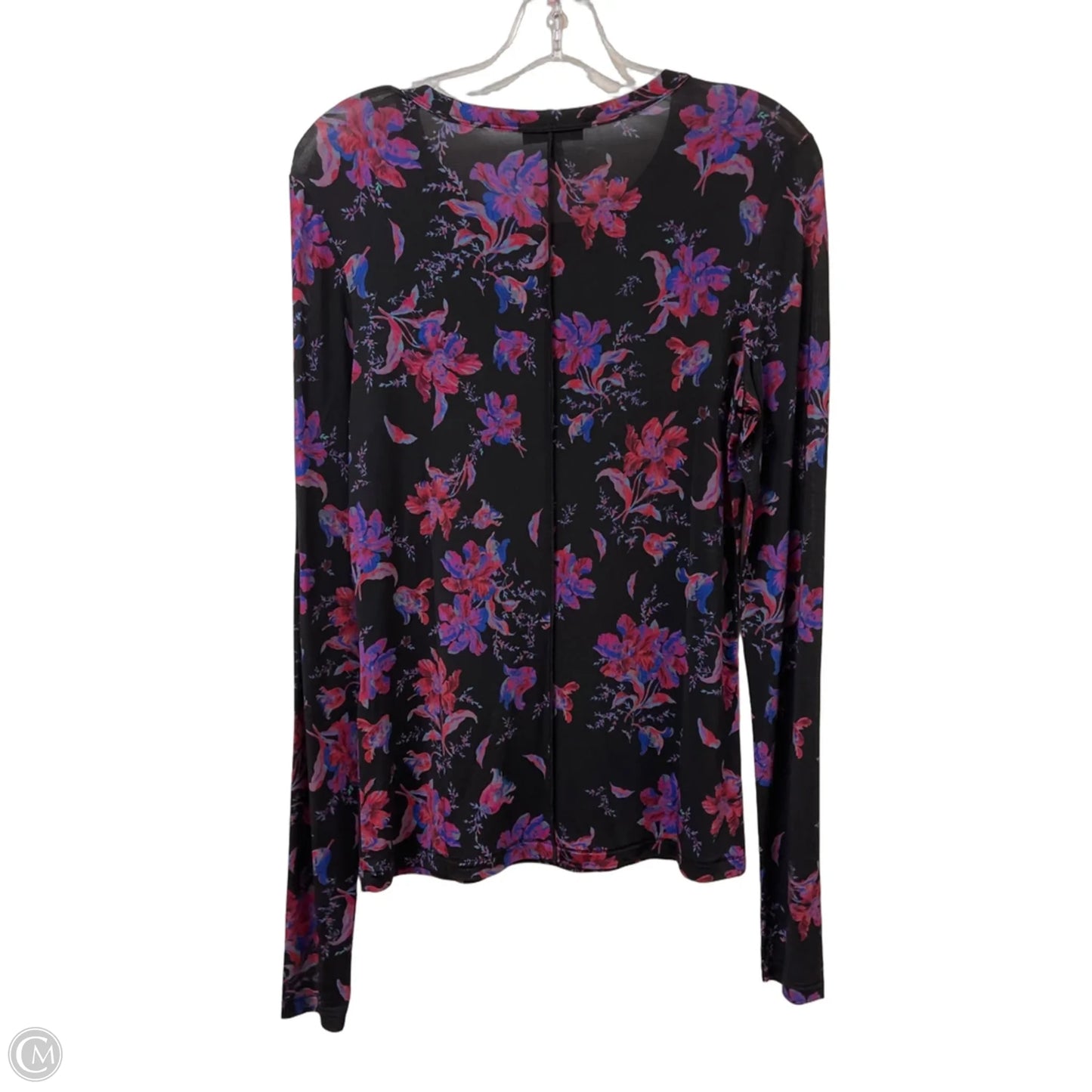 Top Long Sleeve By Rag And Bone In Black, Size: M
