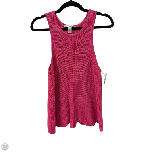 Top Sleeveless By Autumn Cashmere In Pink, Size: S