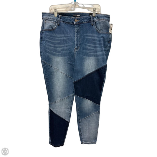 Jeans Skinny By Fashion Nova In Blue Denim, Size: 20