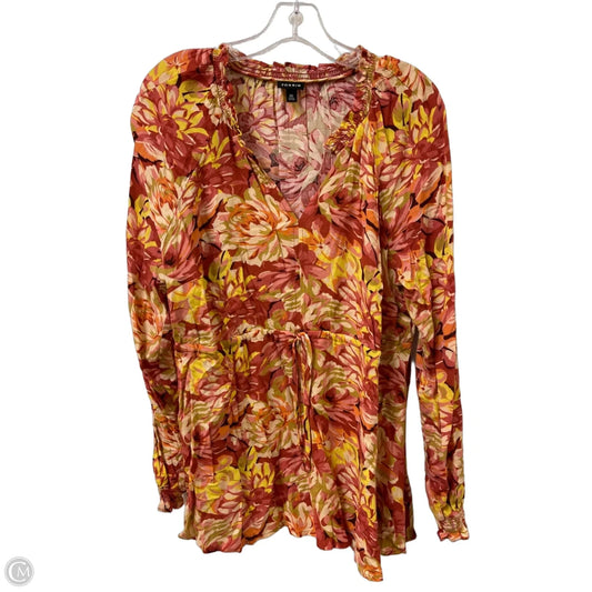 Top Long Sleeve By Torrid In Orange, Size: L