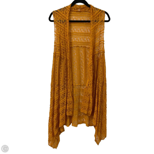 Vest Other By Clothes Mentor In Yellow, Size: L