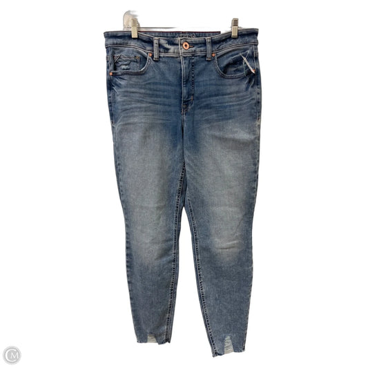 Jeans Skinny By Maurices In Blue Denim, Size: 16