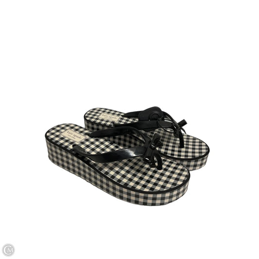 Sandals Designer By Kate Spade In Black, Size: 7