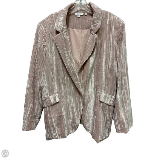 Blazer By Chicos In Pink, Size: 2x