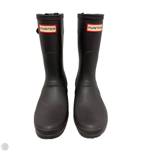 Boots Designer By Hunter In Black, Size: 9