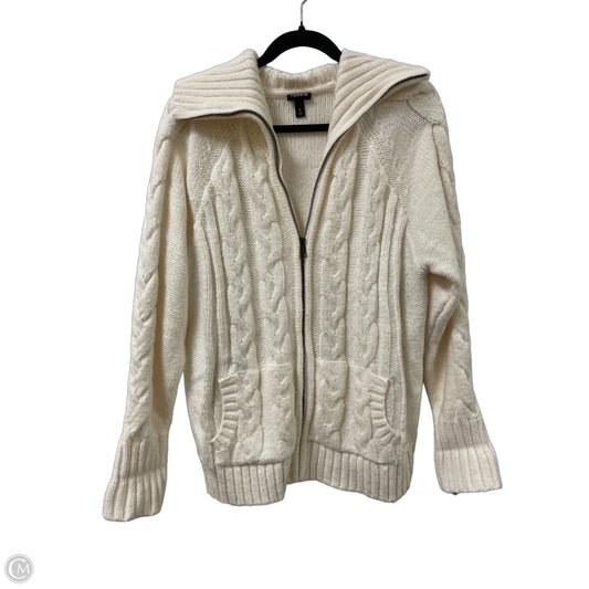 Sweater Cardigan By Torrid In Cream, Size: L