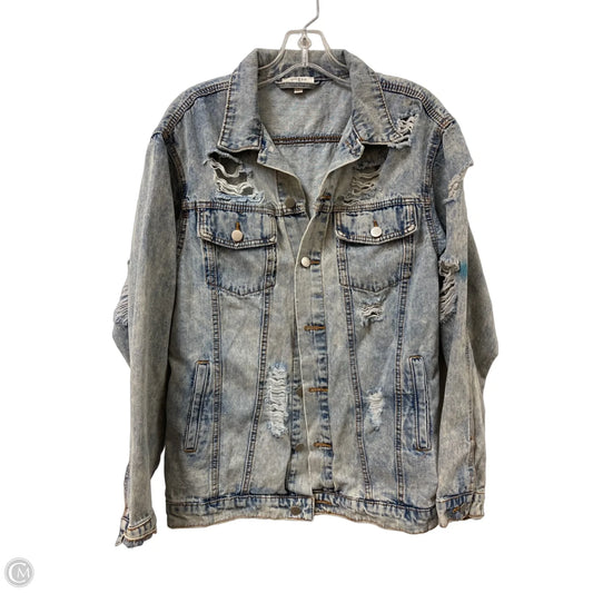 Jacket Denim By Umgee In Blue Denim, Size: M