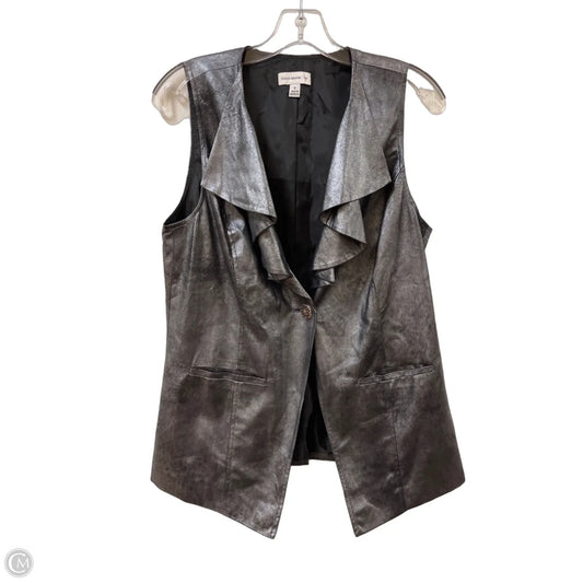Vest Other By Susan Graver In Silver, Size: S