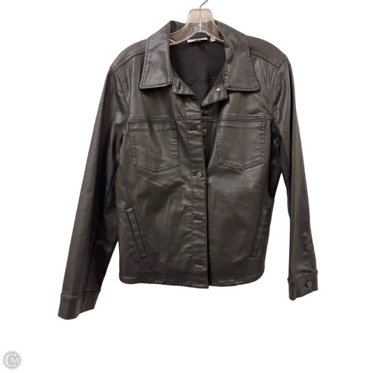 Jacket Other By Chicos In Black, Size: L