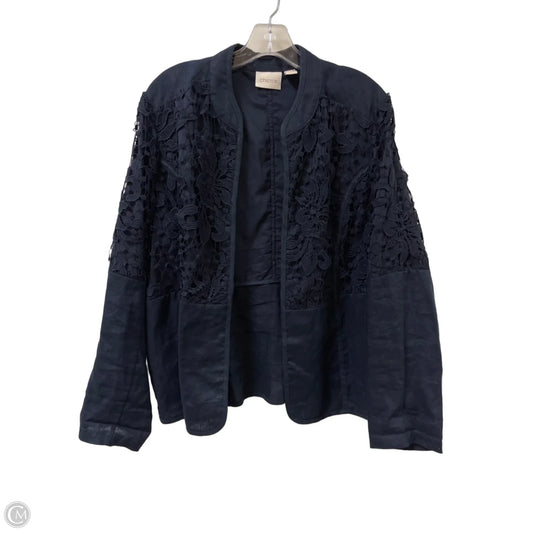 Blazer By Chicos In Navy, Size: Xl
