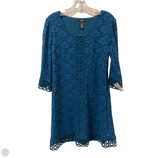 Dress Casual Short By Alfani In Teal, Size: Mp