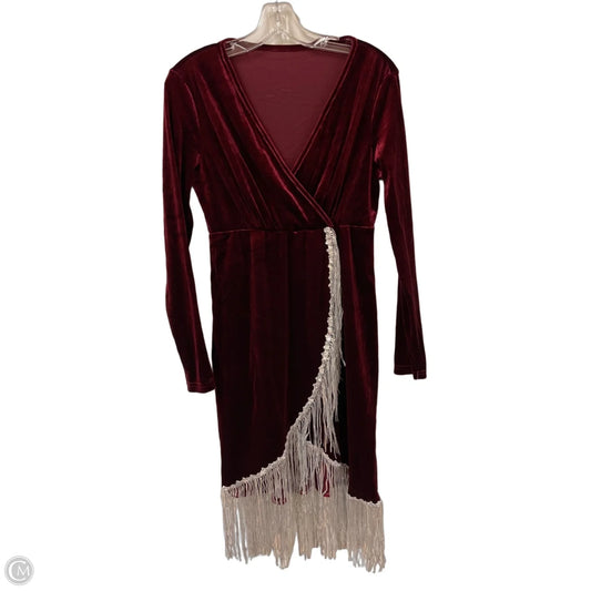 Dress Party Midi By Shein In Red, Size: M