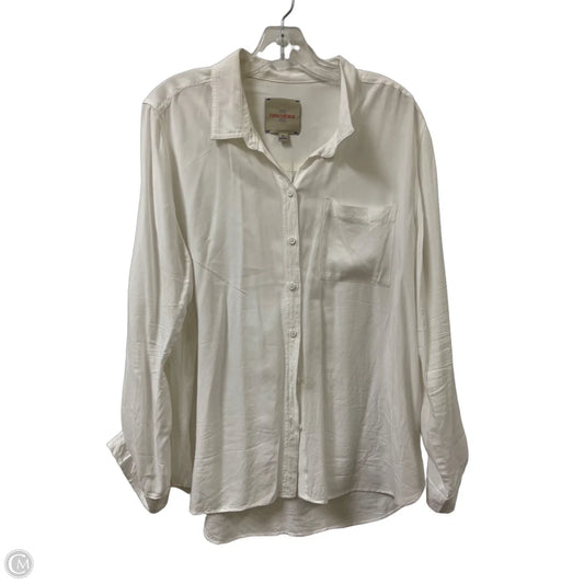 Top Long Sleeve By Casa Cabana In White, Size: Xl