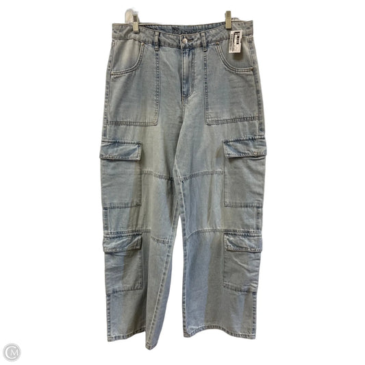 Jeans Wide Leg By No Boundaries In Blue Denim, Size: 12