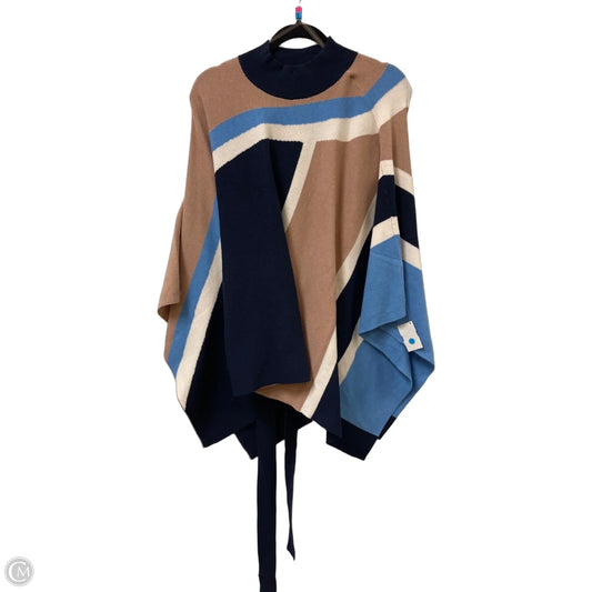 Sweater By Chicos In Blue & Brown, Size: S