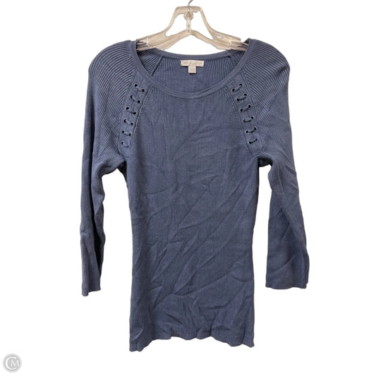 Top Long Sleeve By New York And Co In Blue, Size: S