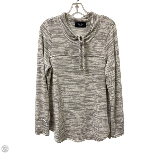 Sweater By Clothes Mentor In Grey, Size: L