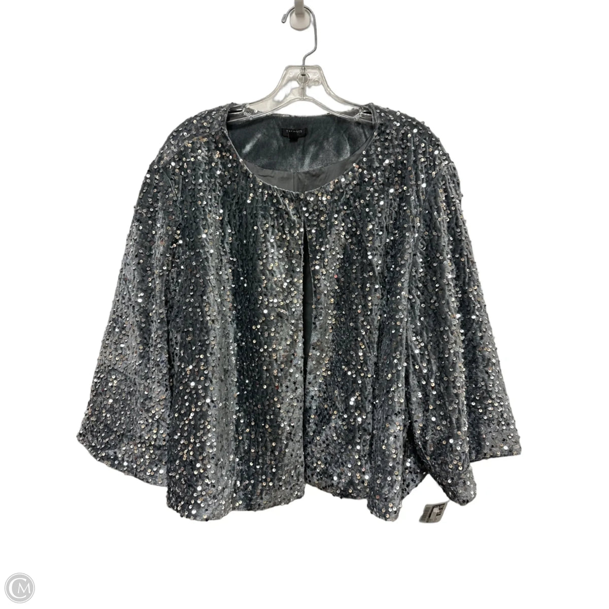 Blazer By Talbots In Silver, Size: 3x