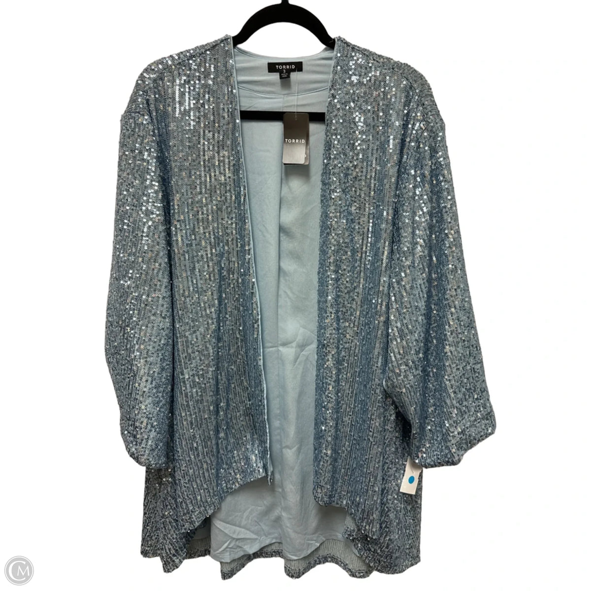 Blazer By Torrid In Blue, Size: 3x