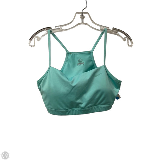 Athletic Bra By Nike In Green, Size: L