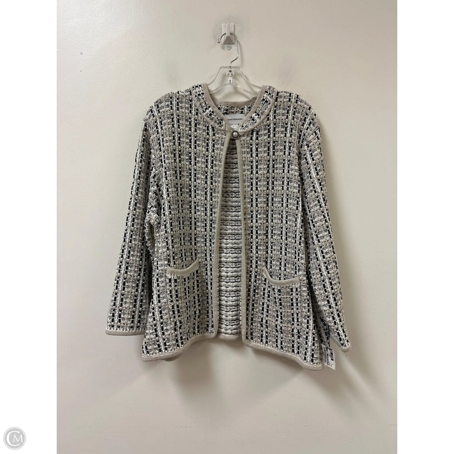 Blazer By Alfred Dunner In Cream, Size: Xl