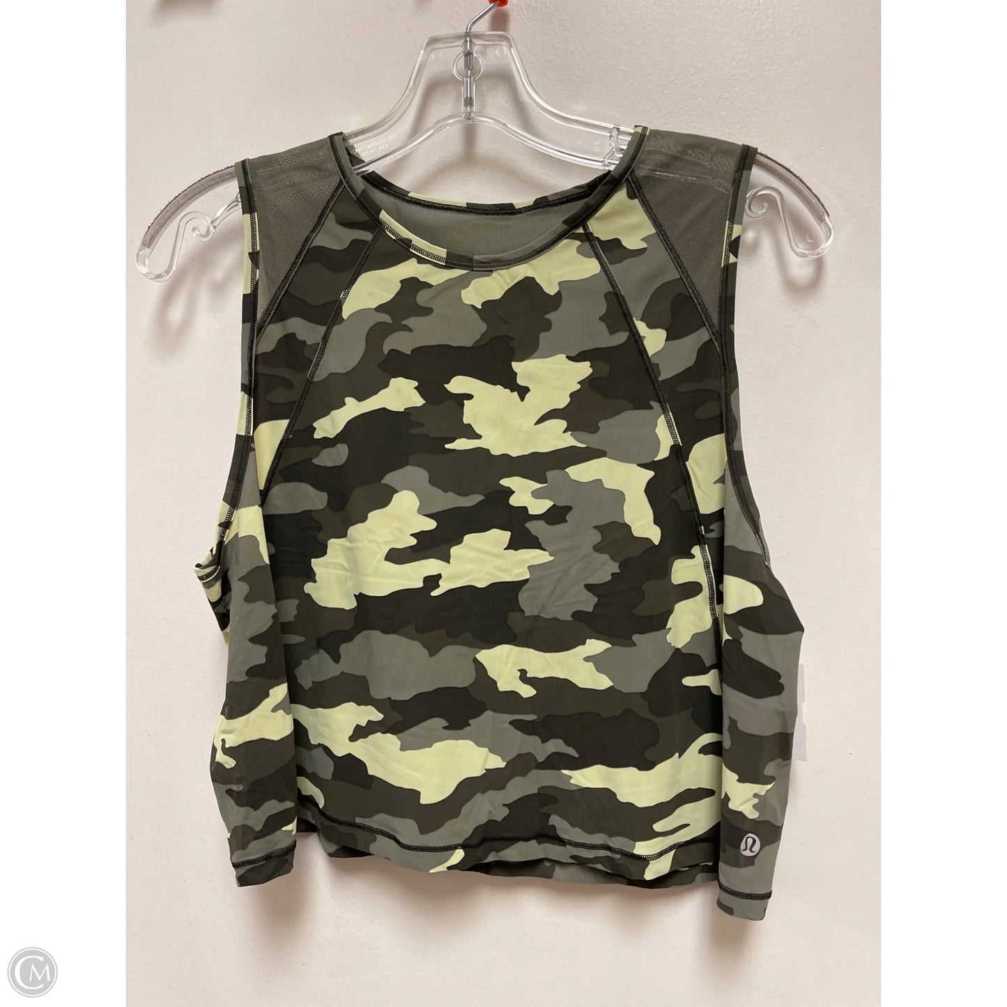 Athletic Tank Top By Lululemon In Camouflage Print, Size: S