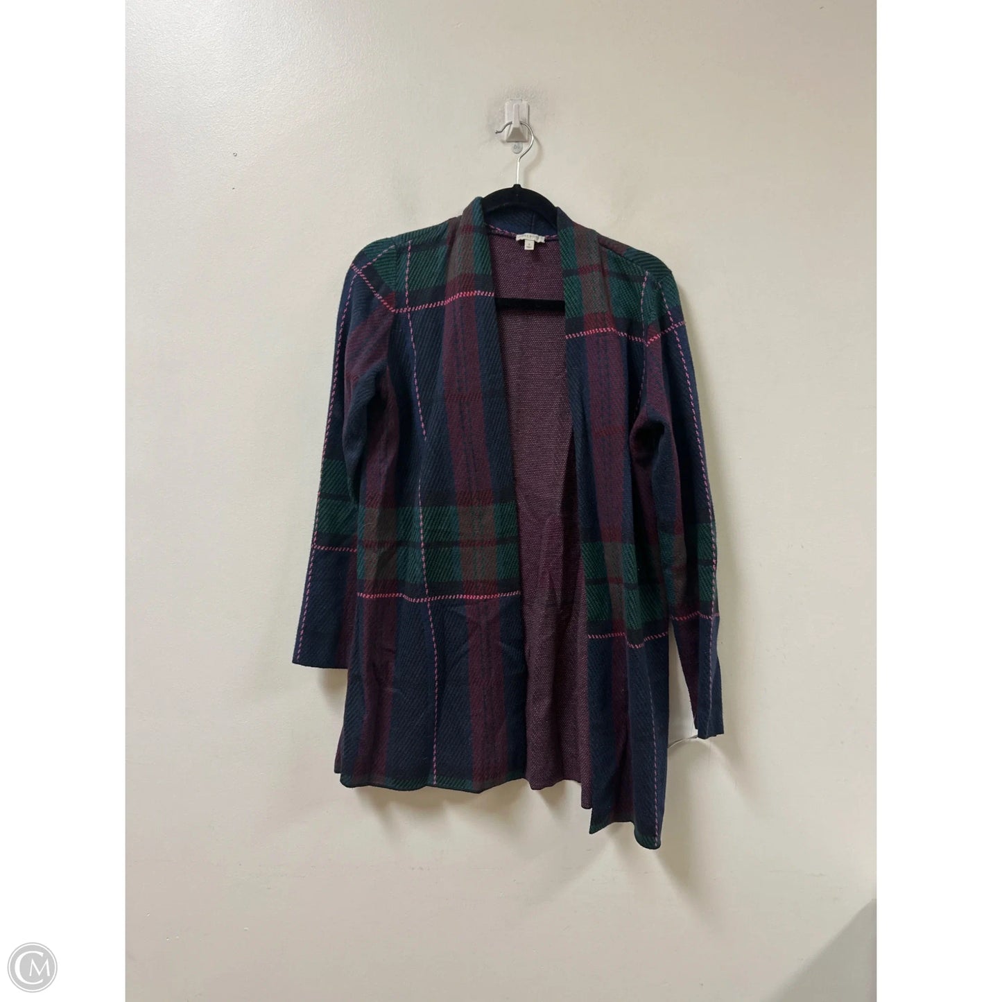 Sweater Cardigan By Talbots In Multi-colored, Size: S