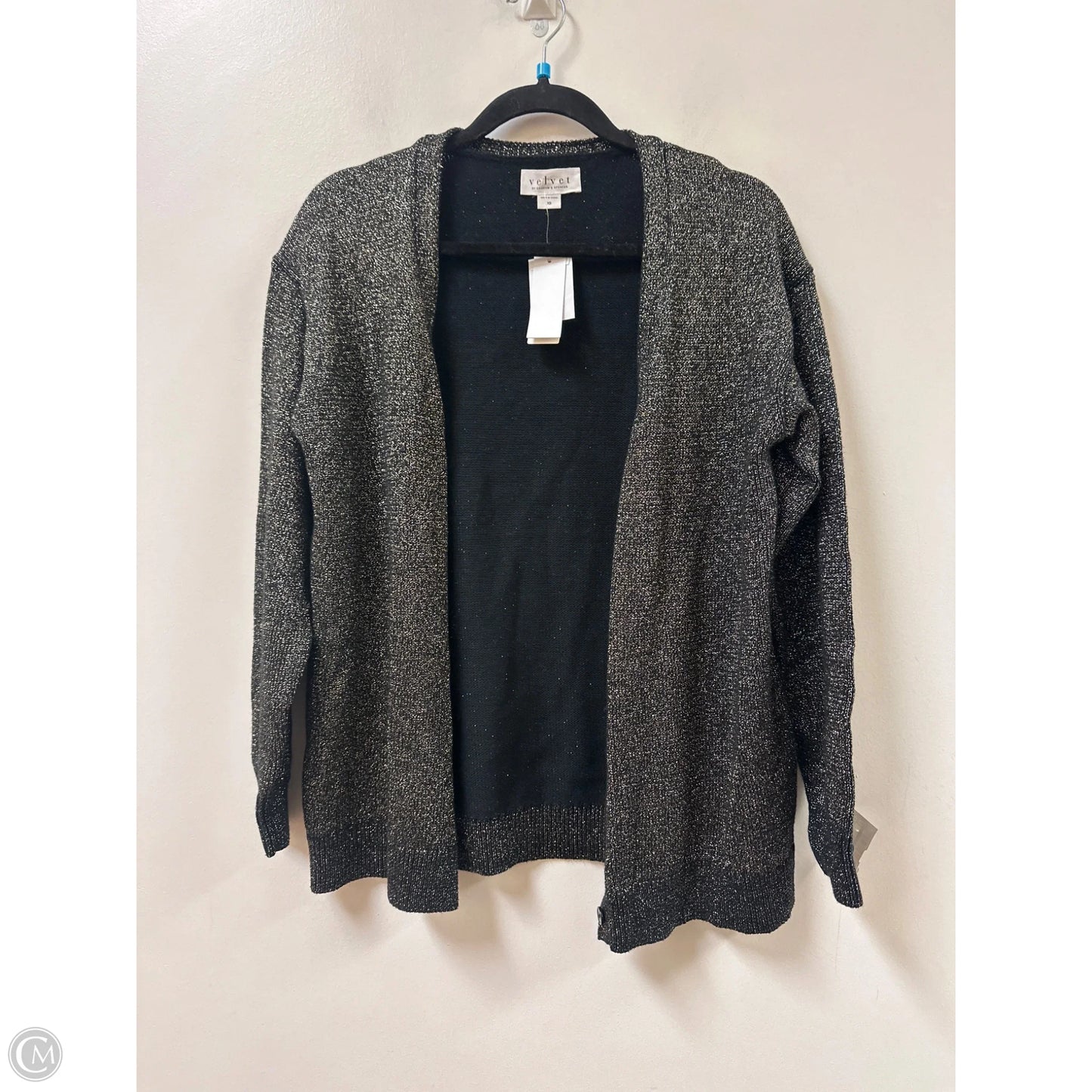 Sweater Cardigan By Velvet In Gold, Size: Xs