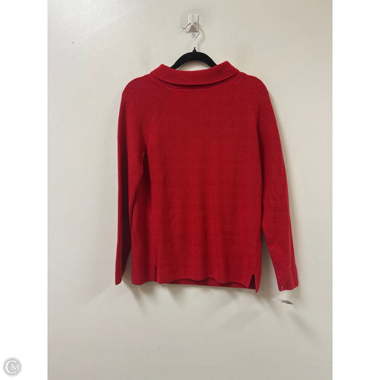 Sweater By Talbots In Red, Size: S