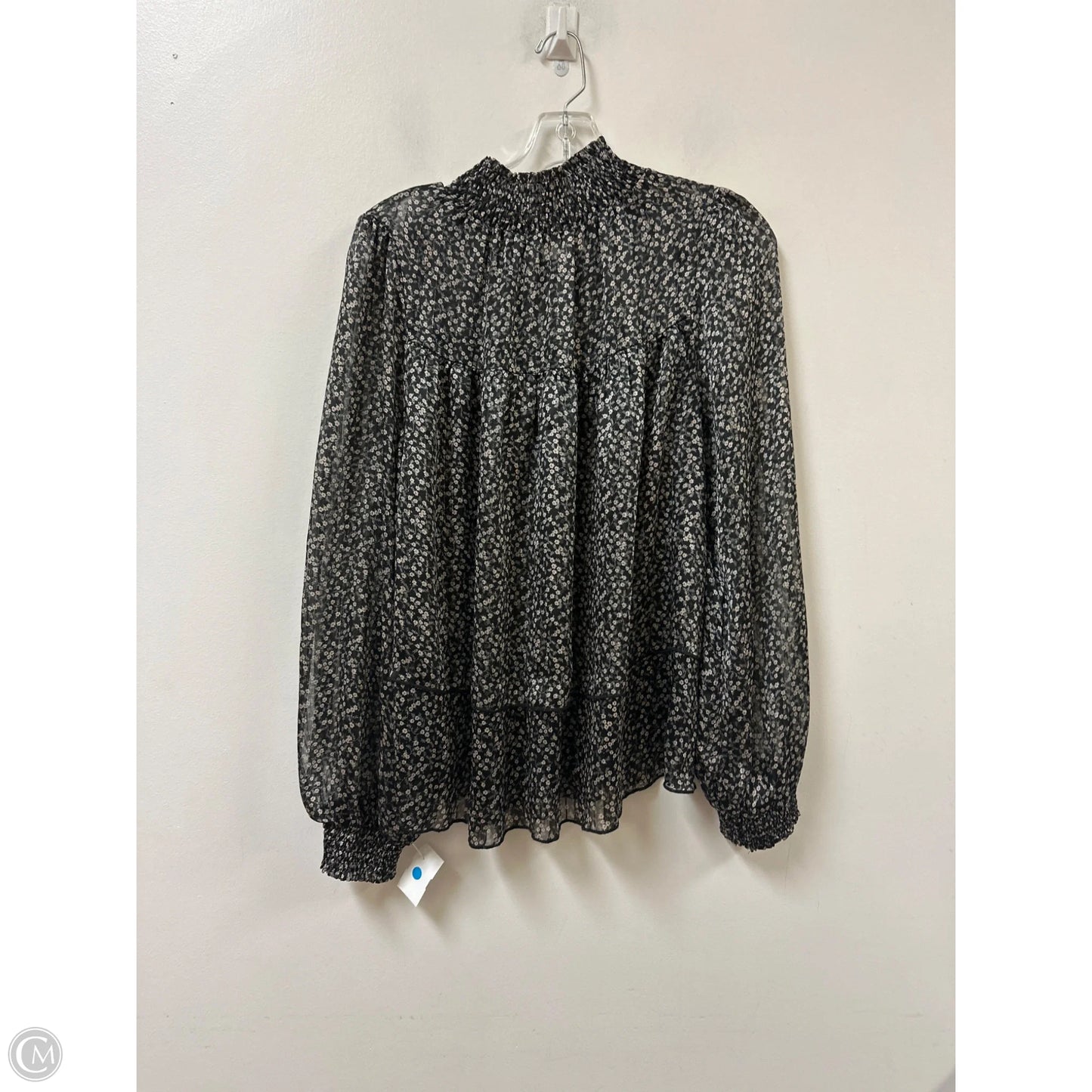 Top Long Sleeve By Allie Rose In Floral Print, Size: L