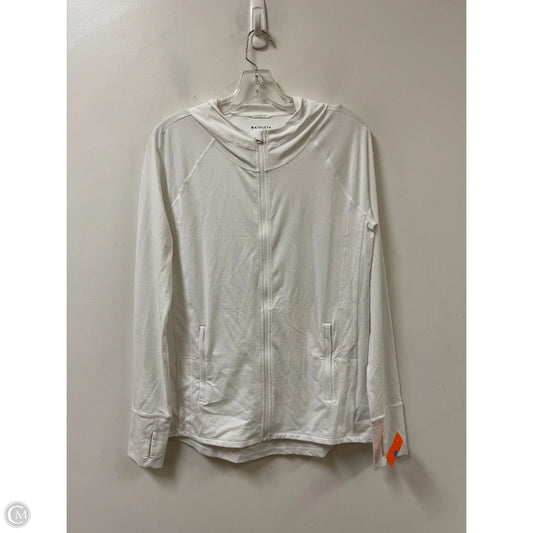 Athletic Sweatshirt Hoodie By Athleta In White, Size: S