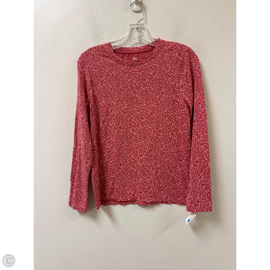 Top Long Sleeve By Dip In Red, Size: Xs