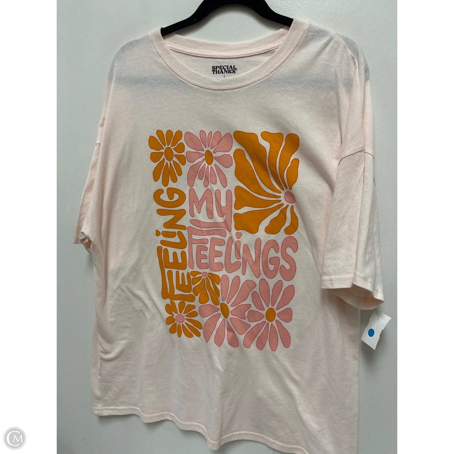 Top Short Sleeve By Clothes Mentor In Pink, Size: S