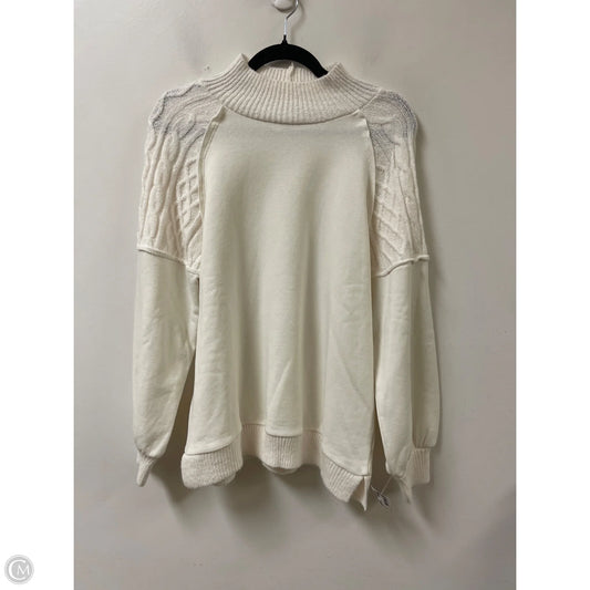 Sweater By Time And Tru In Cream, Size: M