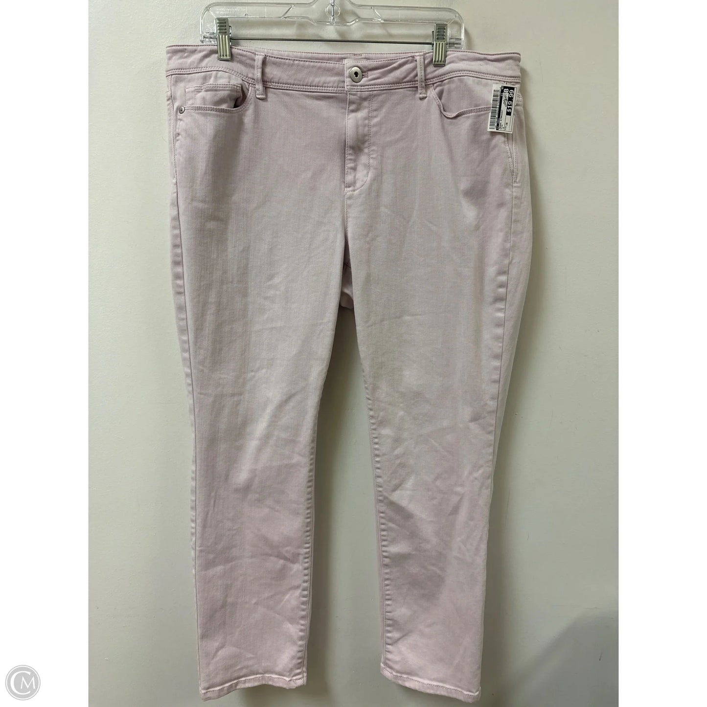 Jeans Straight By J. Jill In Pink, Size: 16