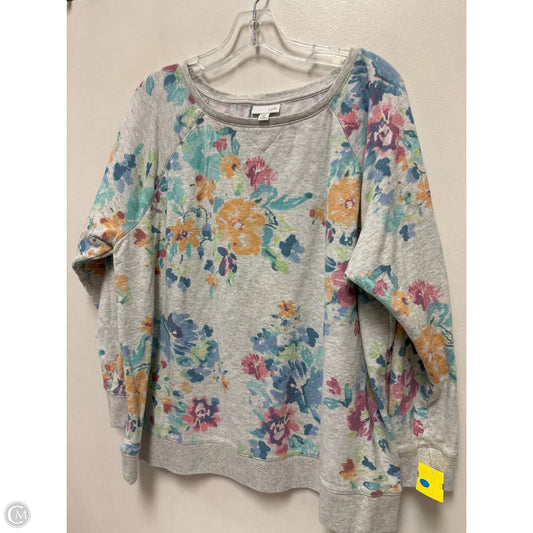 Sweater By J. Jill In Grey, Size: 2x