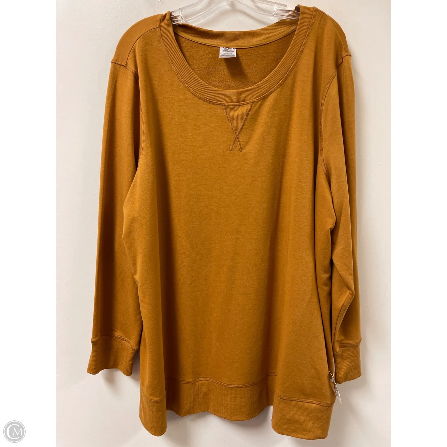 Sweater By Jockey In Yellow, Size: 3x