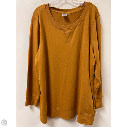 Sweater By Jockey In Yellow, Size: 3x