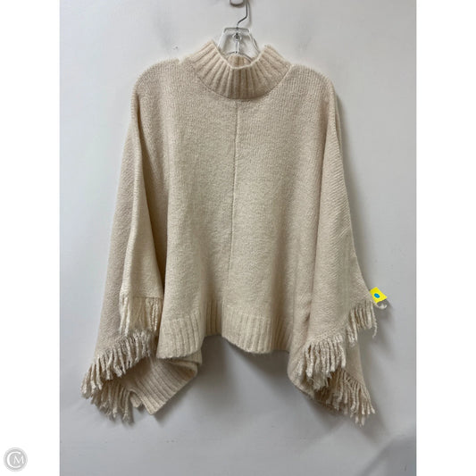 Shawl By Grade & Gather In Cream, Size: L