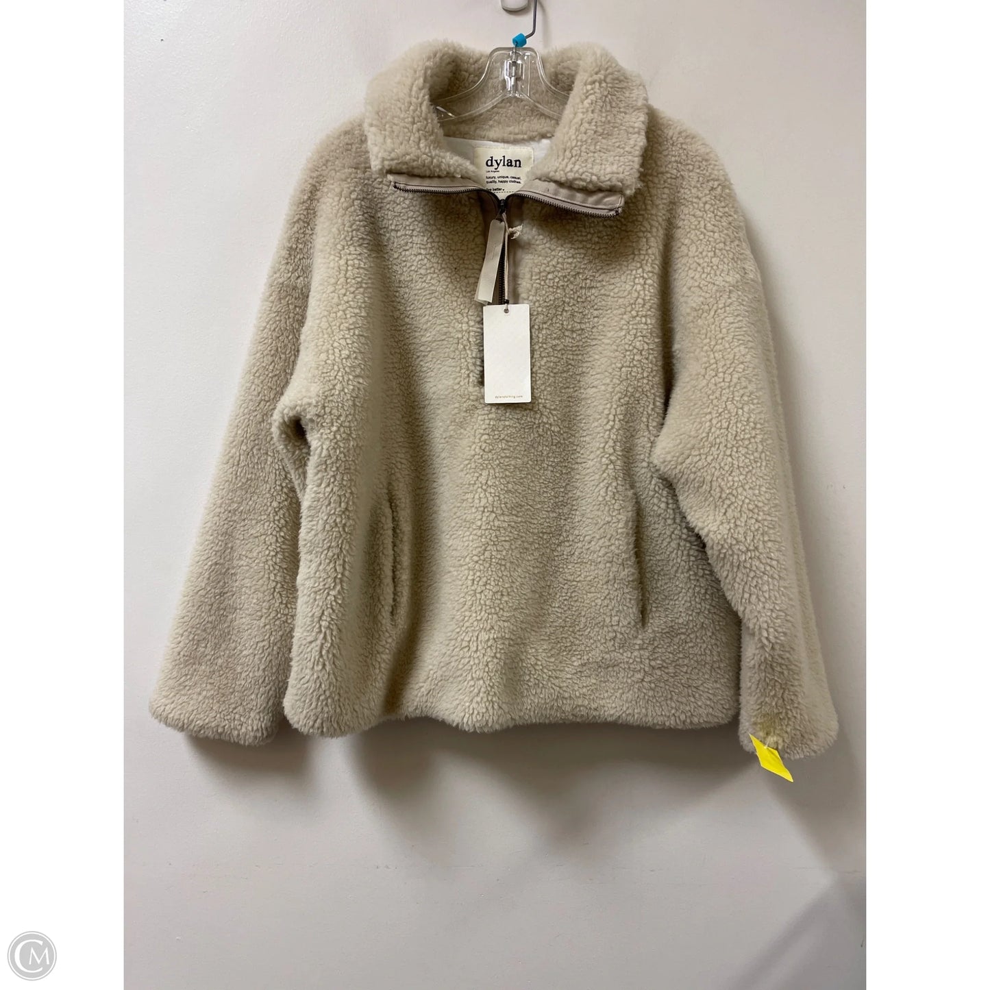 Jacket Fleece By Dylan In Cream, Size: M