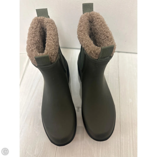 Boots Rain By Clothes Mentor In Green, Size: 6