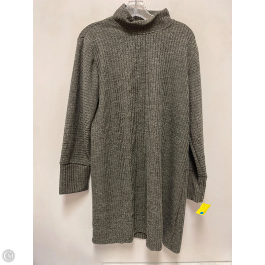 Tunic Long Sleeve By Clothes Mentor In Green, Size: L