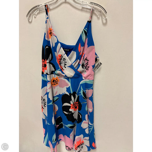 Dress Casual Short By Express In Blue, Size: Xl