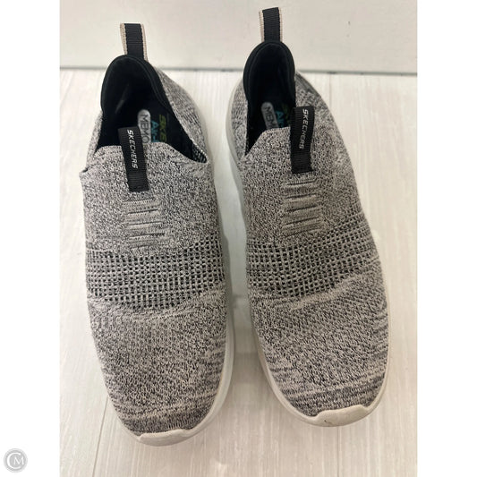 Shoes Athletic By Skechers In Grey, Size: 8.5