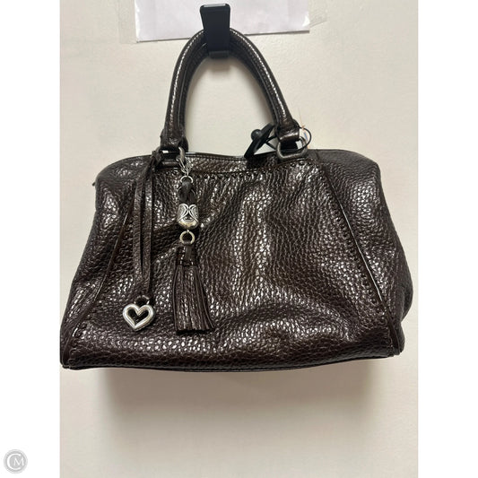 Handbag Leather By Brighton, Size: Medium