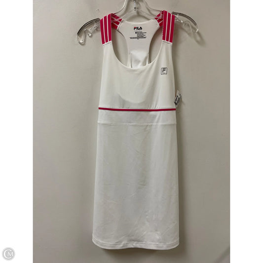 Athletic Dress By Fila In White, Size: M