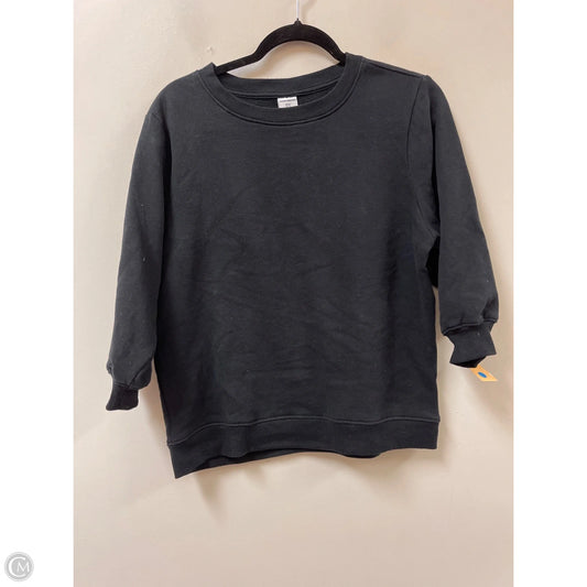 Athletic Sweatshirt Crewneck By Amazon Essentials In Black, Size: M