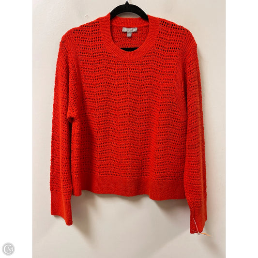 Sweater By J. Crew In Orange, Size: L