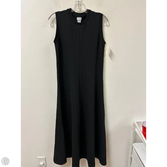 Dress Casual Maxi By Chicos In Black, Size: Xs