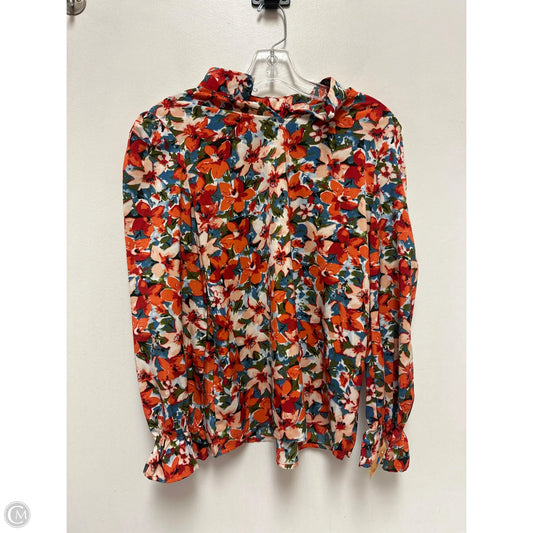 Top Long Sleeve By Clothes Mentor In Floral Print, Size: S